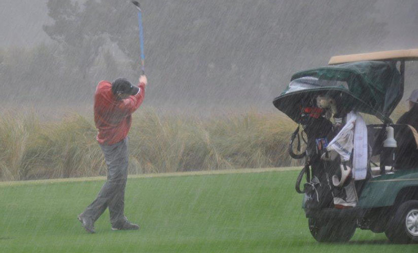 Playing in Rain