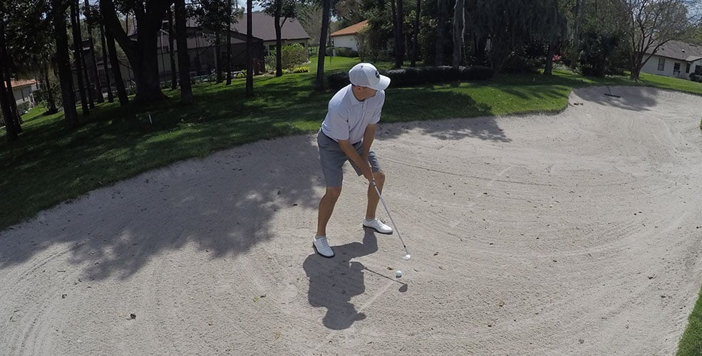 Playing out of different sand traps
