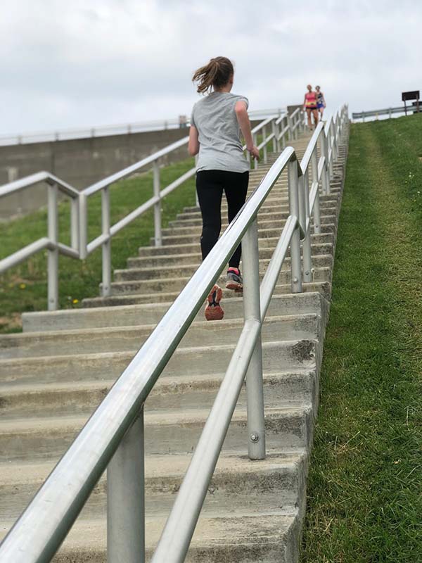 Running Stairs To Get In Shape