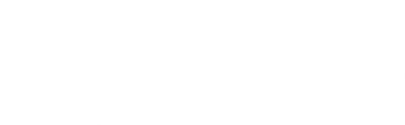 Alluvit Logo - White